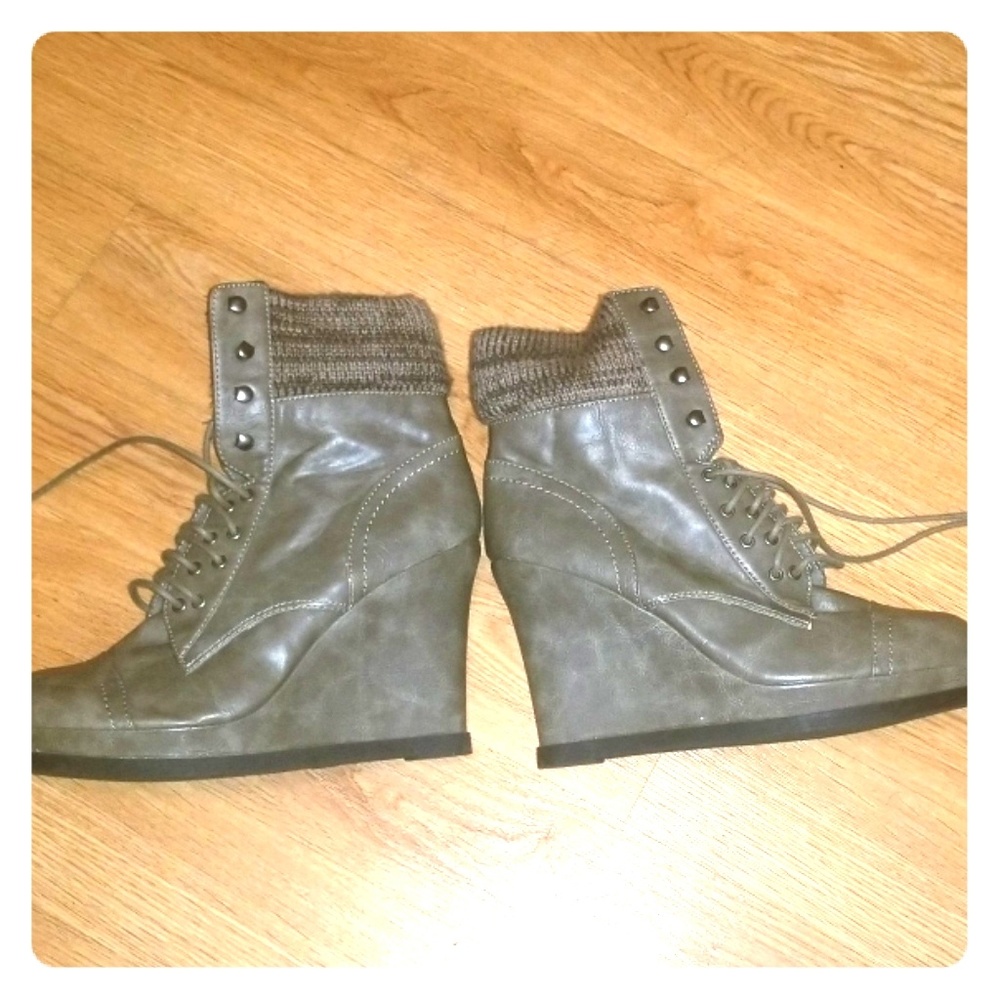 Wedge Booties